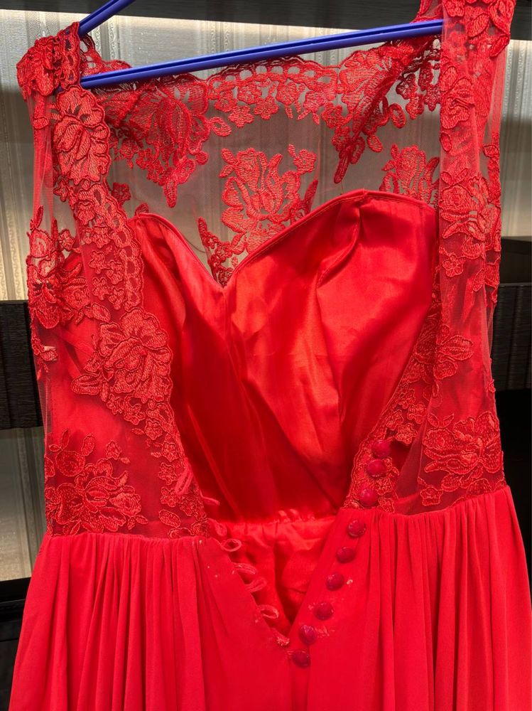 Сукня на випуск / Випускна сукня / Червоне плаття