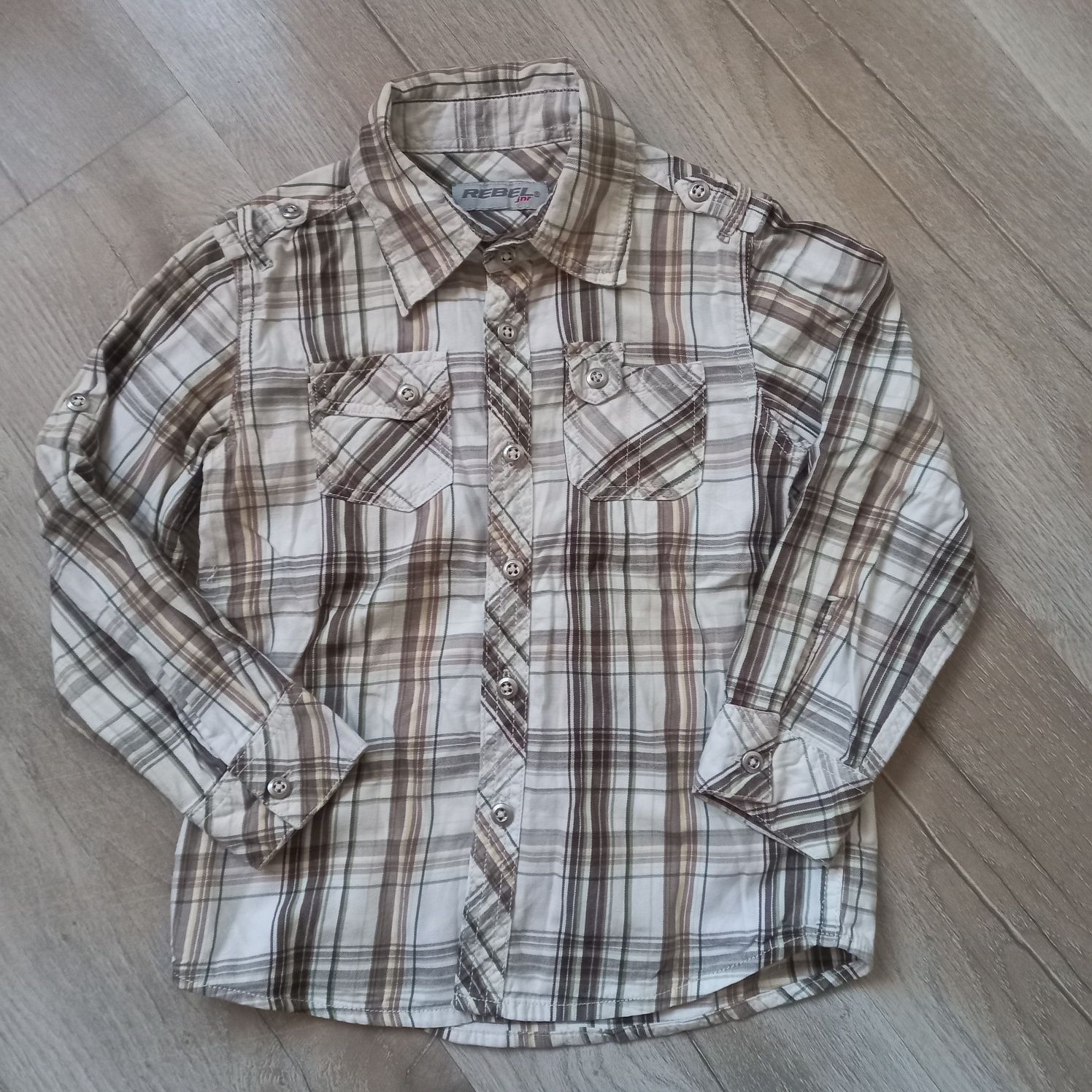 Koszula Rebel jnr roz 5-6 lat 100 % Cotton