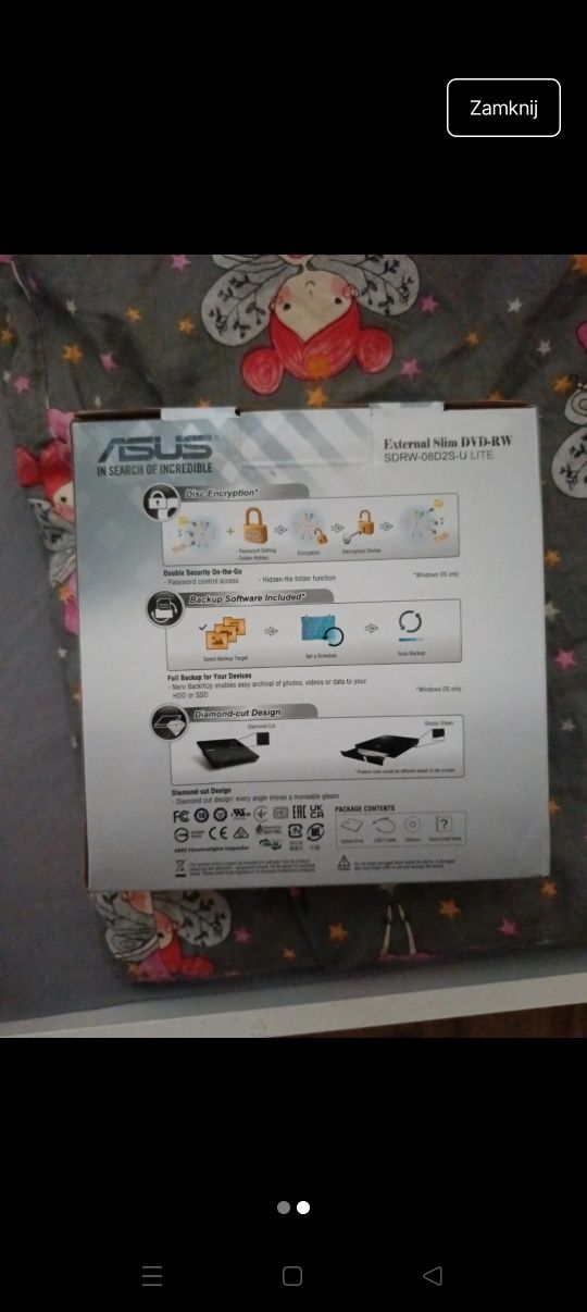 Napęd DVD Asus nowe