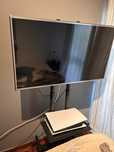 Suporte para tv e consola com rodas