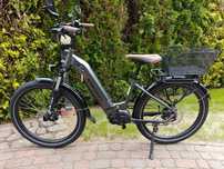 Lyon - Miejski Rower Elektryczny szary JOBOBIKE -Jak nowy