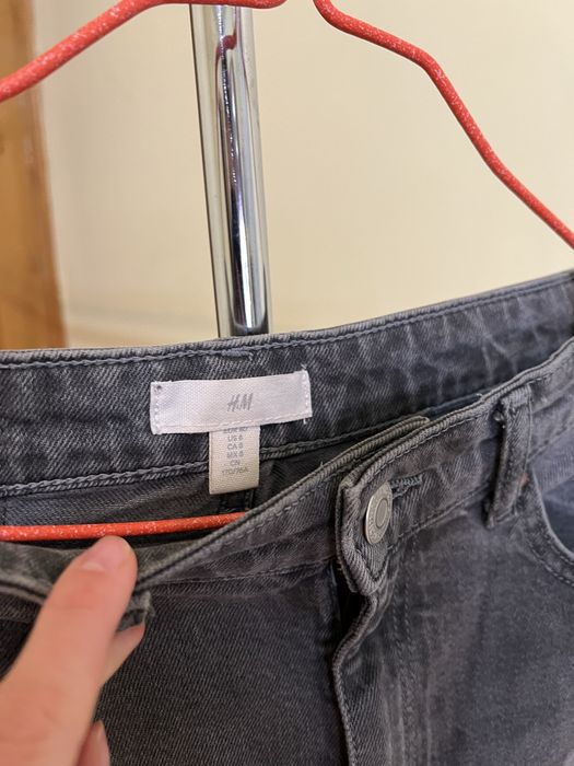 Штани сірі H&M, джинси