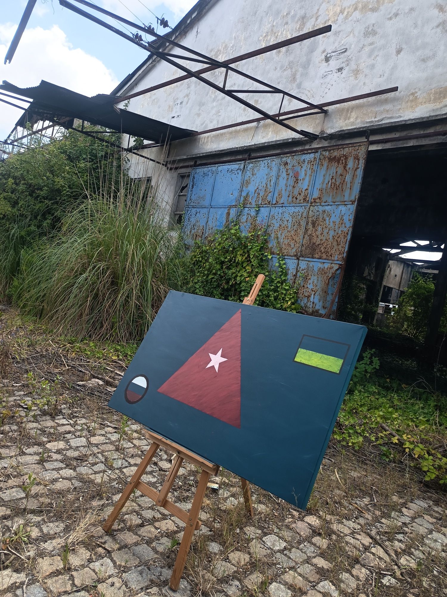 Óleo sobre tela.