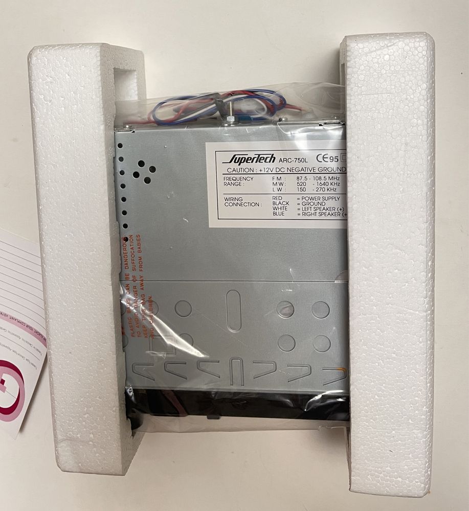 Radiomagnetofon samochodowy Supertech ARC 750L Germany rarytas lata 90