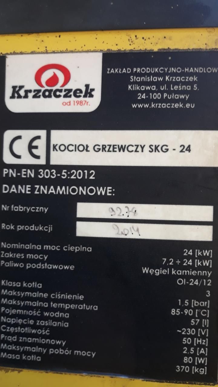 Kocioł C.O. części