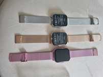 Smart watch złoty, różowy lub srebrny.