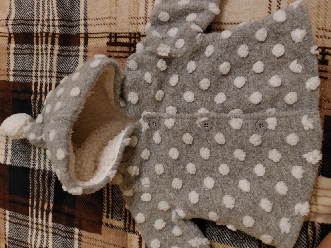 Курточка шубка на дівчинку 1-3 місяці