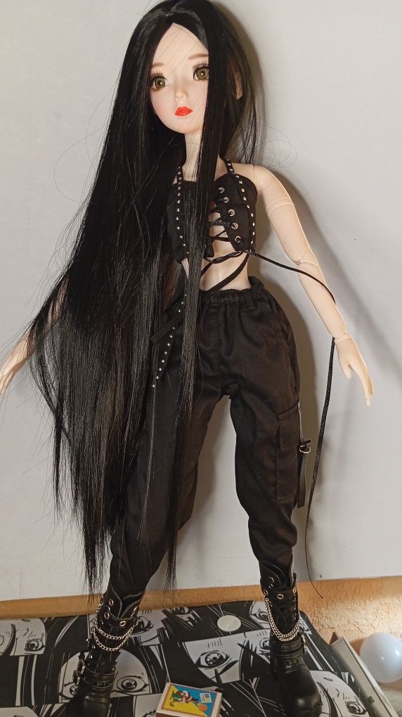 Большая 1/3 60см BJD Аниме фигурка шарнірна Лялька БЖД rock metal