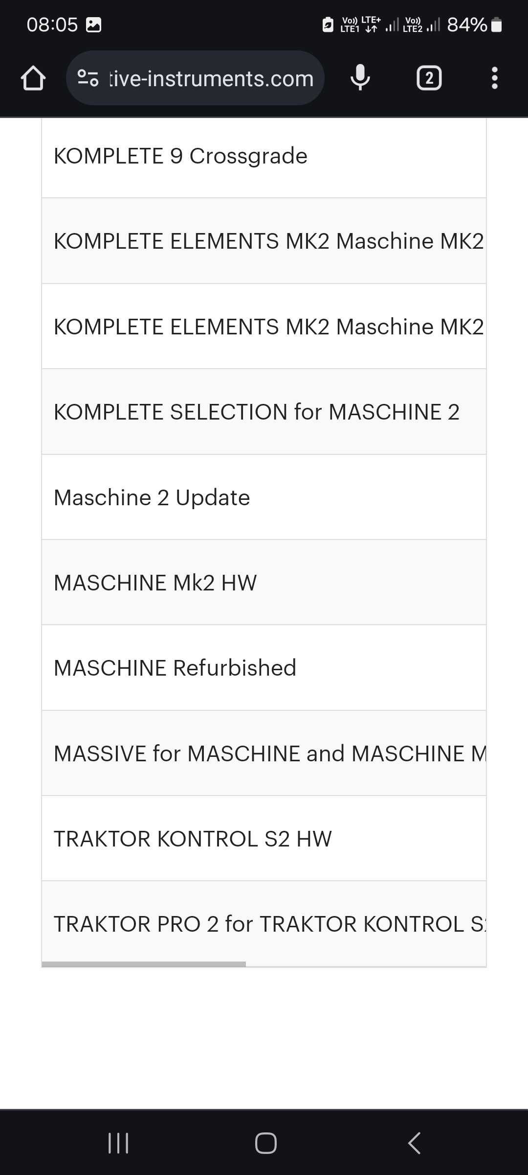 Maschine mk2 + Komplete 9 + 10 sound pack'ów