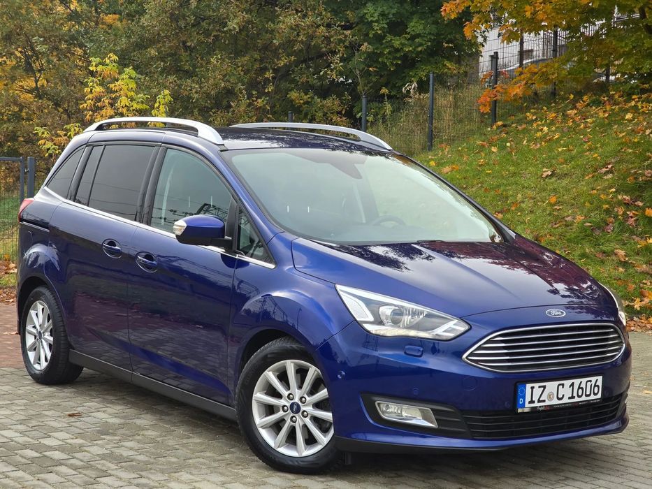 Ford Grand C-MAX 170KM *Automat*EL.Klapa*Xenon*LED*Navi*Kamera*Tylko 135tyś*Iwł*Piękny