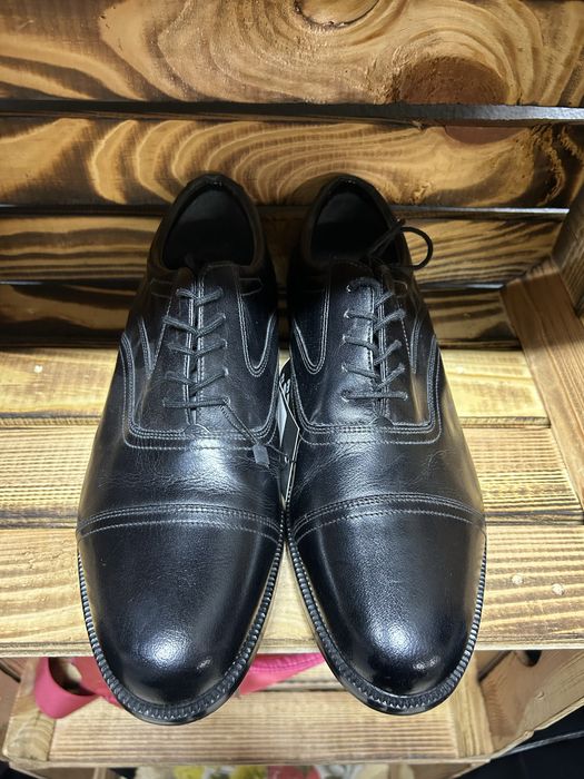 Шкіряні туфлі оксфорди чоловічі Clarks extra wide 10 (44)