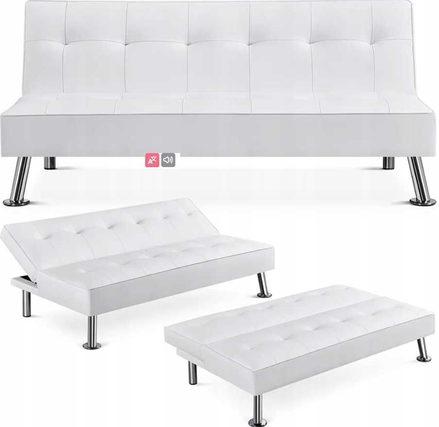 Sofa rozkładana z funkcją spania Łóżko gościnne Yaheetech