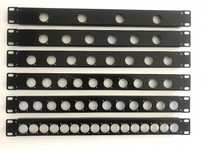PANEL RACKOWY 1U xlr, speakon