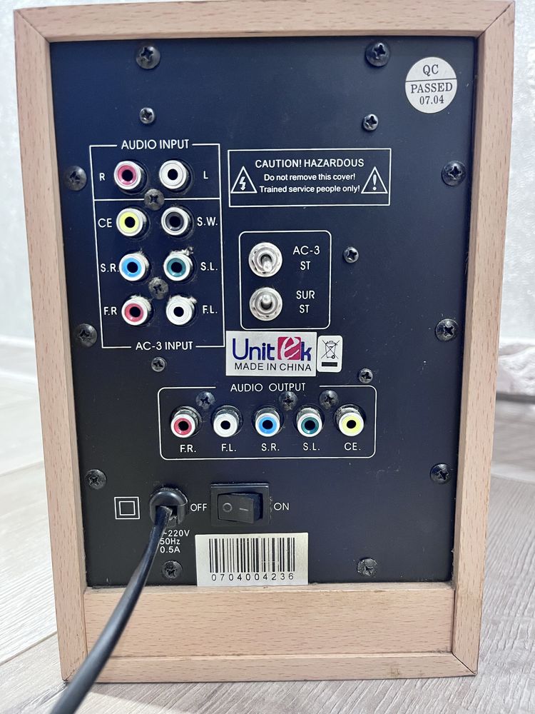 Акустична система Unitek SP-611 / 5.1.