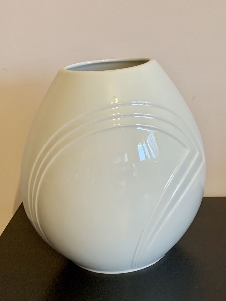Porcelana Keiser duży wazon z białej porcelany