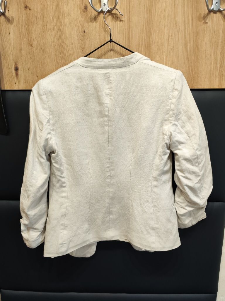 Marynarka lniania H&M rozmiar Xs 34