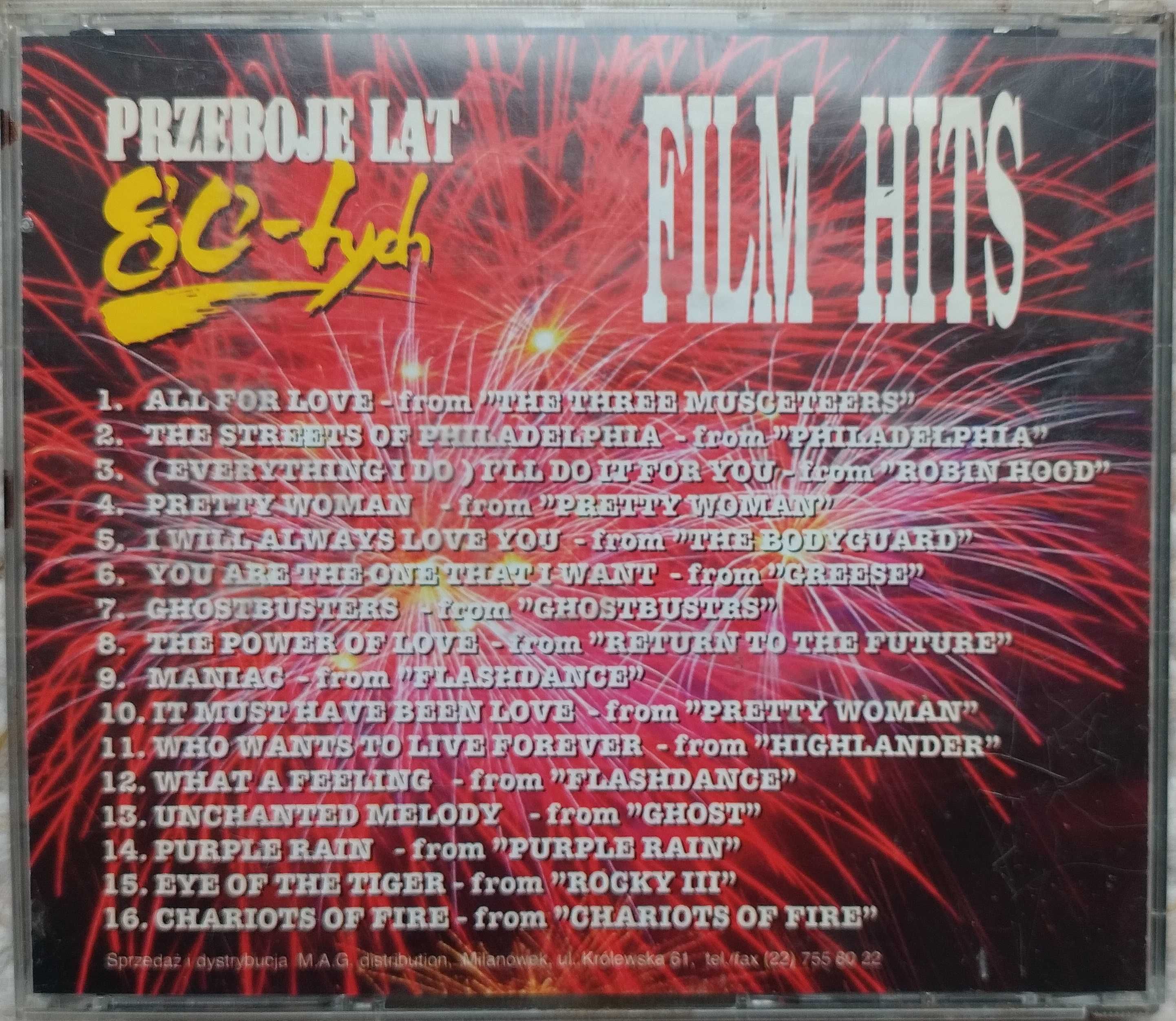 płyta CD: FILM HITS - "Przeboje lat 80-tych”