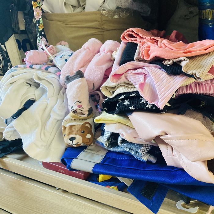 Mega paka pięknych ubrań dla dziewczynki 116 122