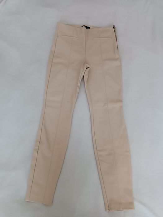 Брюки zara еко-шкіра розмір М