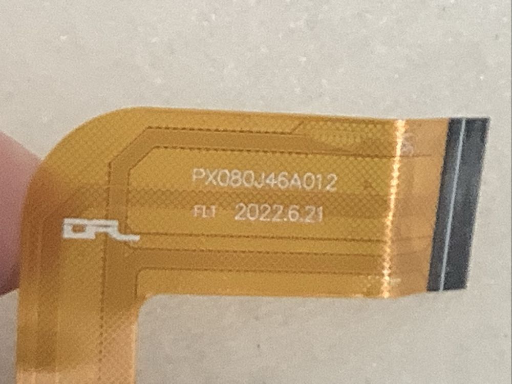 Vidro tatil / touch screen PX080J46A012