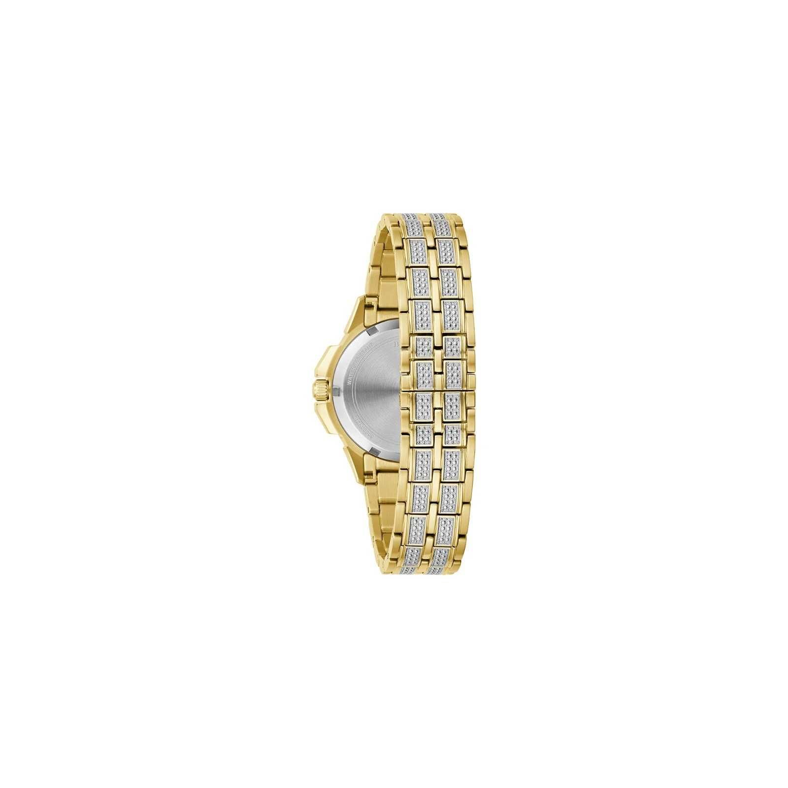 Жіночий кварцовий годинник Bulova Octava Crystal Accent. 345 кристалів