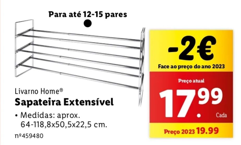 Sapateiras extensíveis