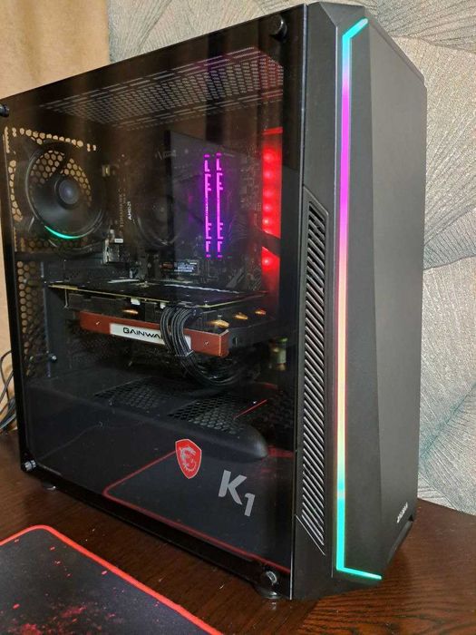 Системний блок + монітор Asus 22 (Ryzen 5 3600, GTX 1070Ti, DDR4 16GB)