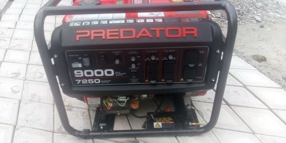 Генератор для дому або саду Predator 9000 Watt gas