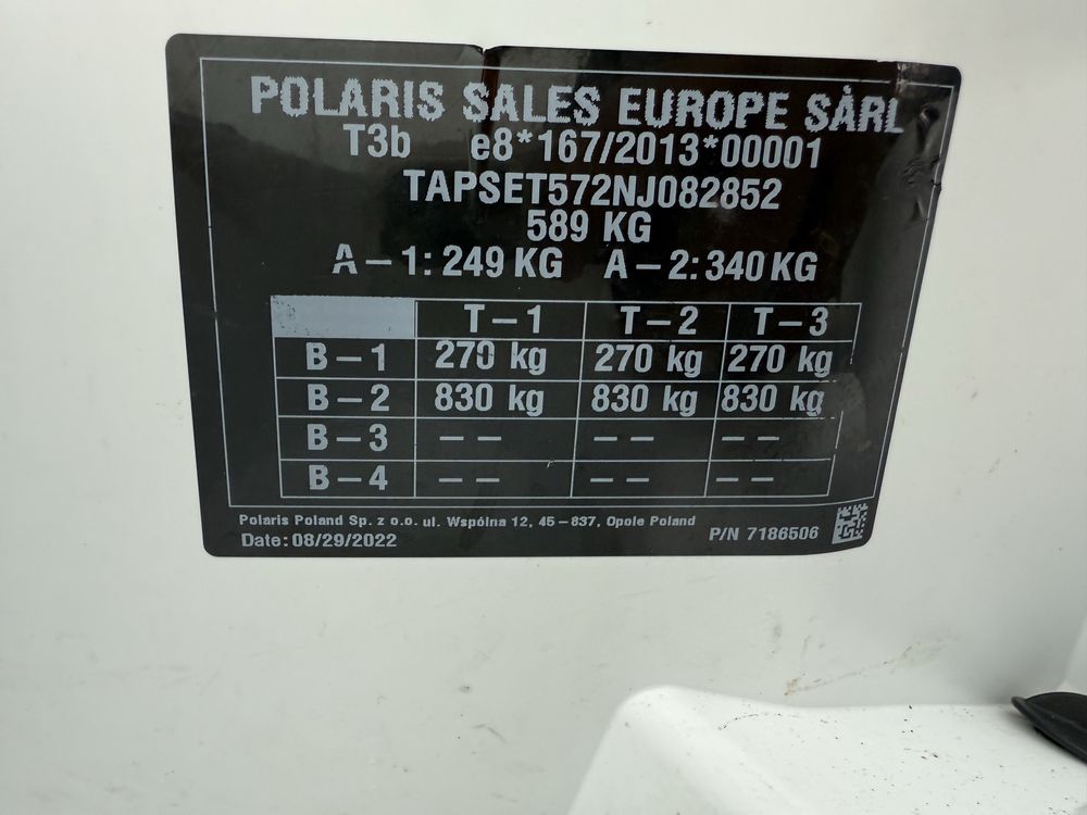 Quad Polaris Sportman 570 Zarejestrowany