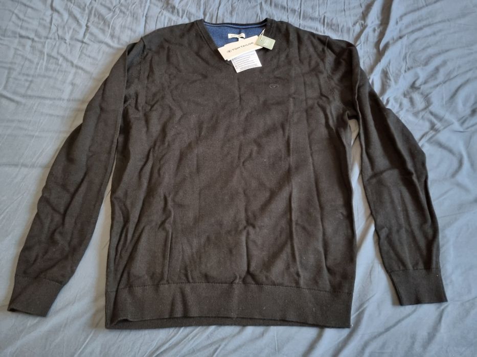 Czarny sweter Tom Tailor nowy XL