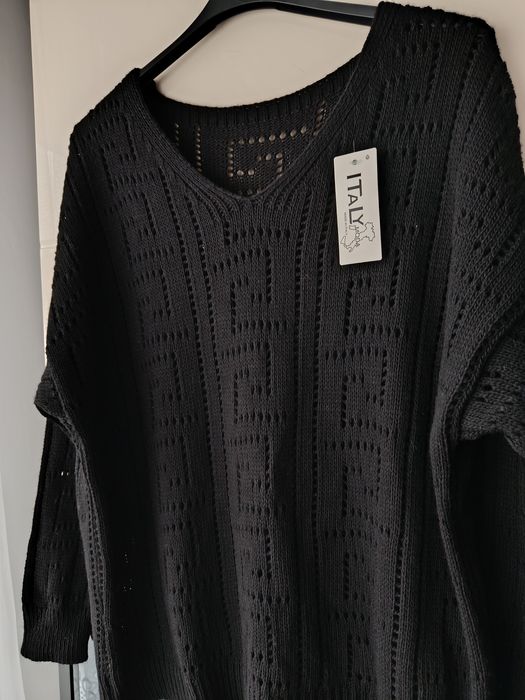 Sweterek damski włoski nowy, biust 120