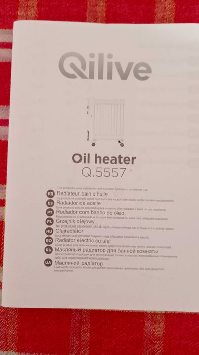 Radiator com banho de óleo