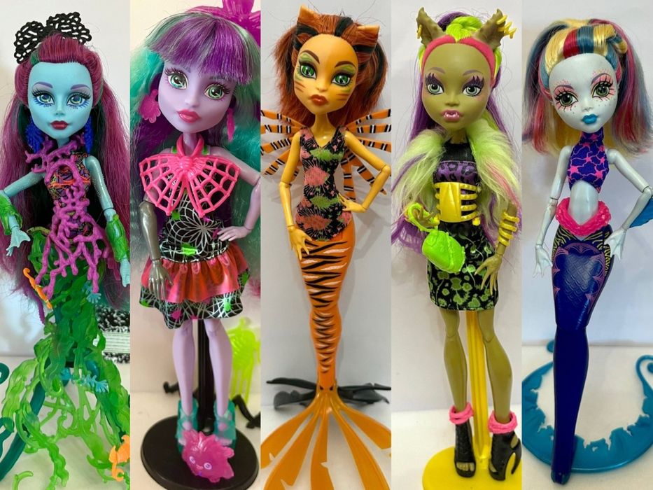 Монстер хай Monster high колекція Клод Гіл Дьюс Нейтон Лагуна Клео Гу