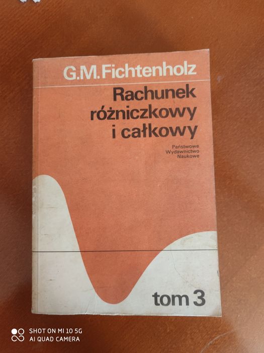 Rachunek różniczkowy i całkowy tom 3