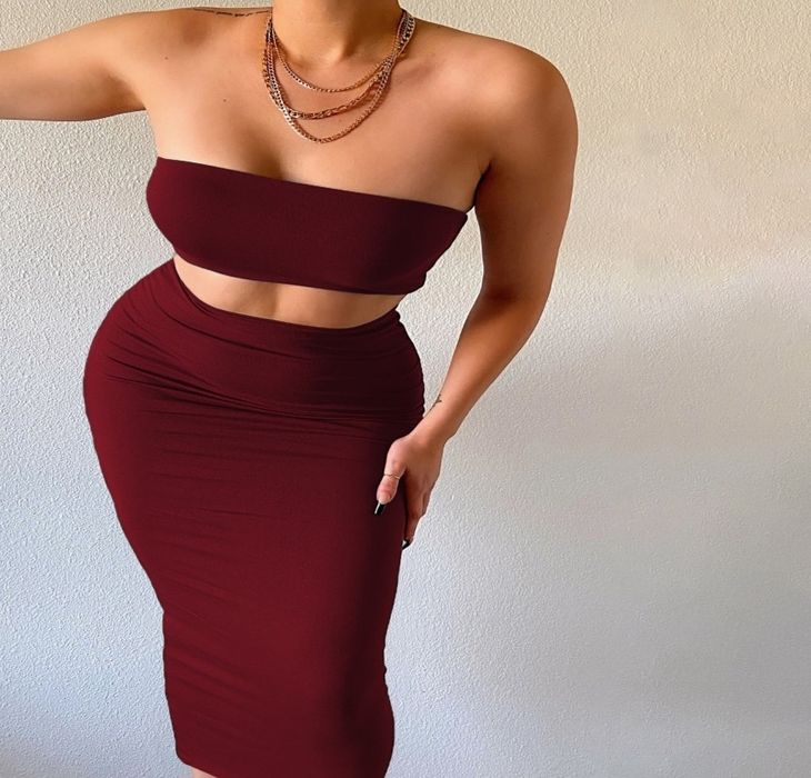 Nowy Komplet top i spódniczka