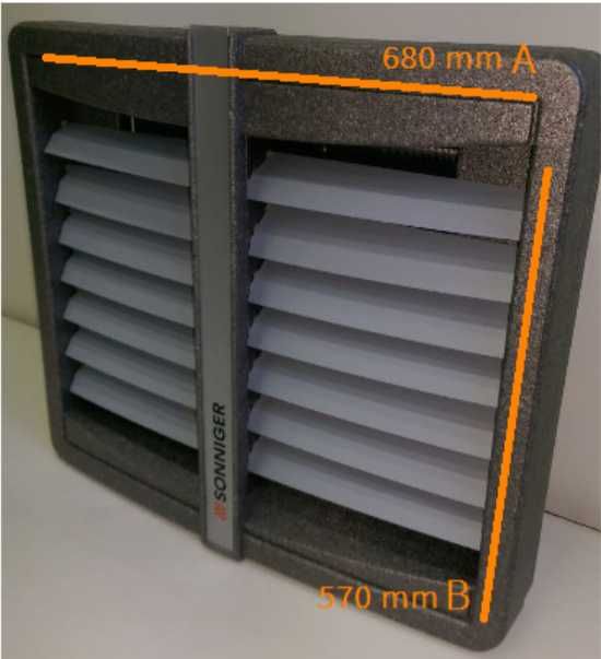 Nagrzewnica wodna SONNIGER Heater CONDENS CR ONE 5-25kW 3w1