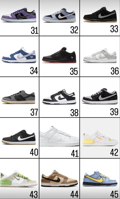 Більше 110 моделей! Nike SB Dunk Low 36 - 45 БЕЗ ПЕРЕДПЛАТ