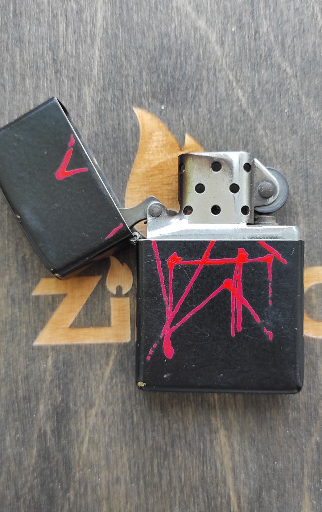 Zippo граффити редкая