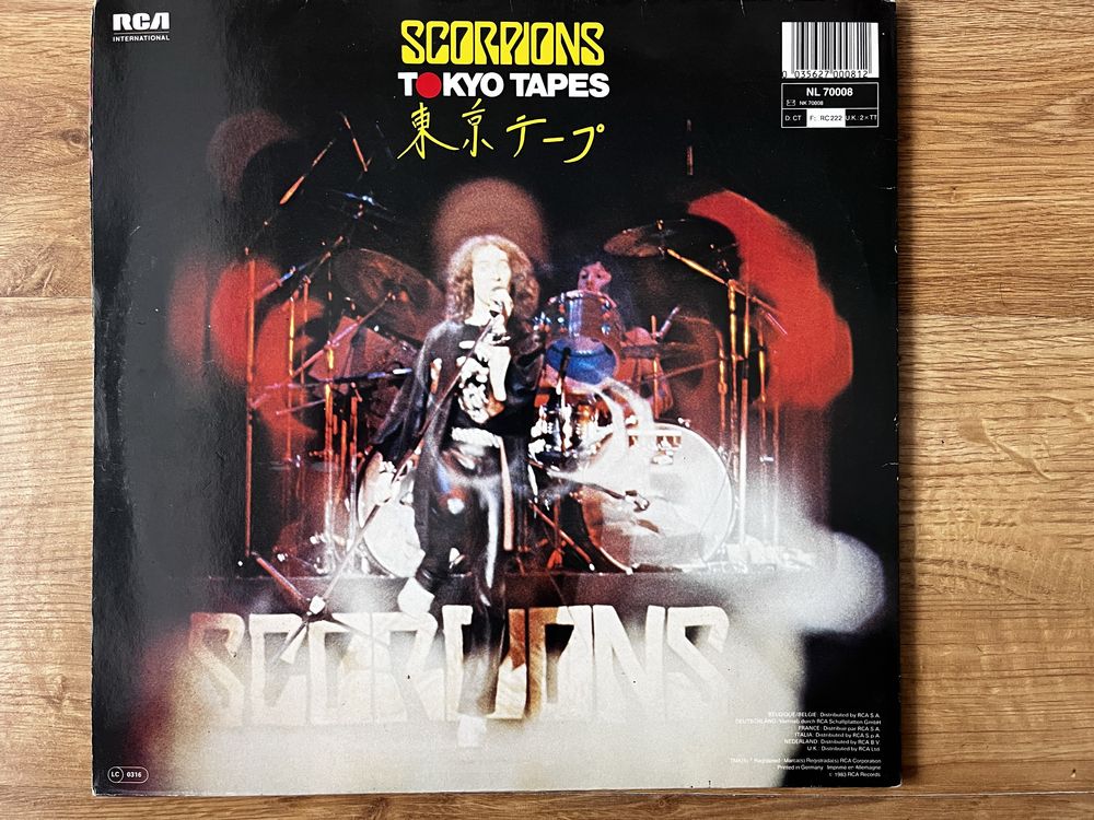 Plyty winylowe Scorpions Tokyo Tapes 2 x lp, gatefold.