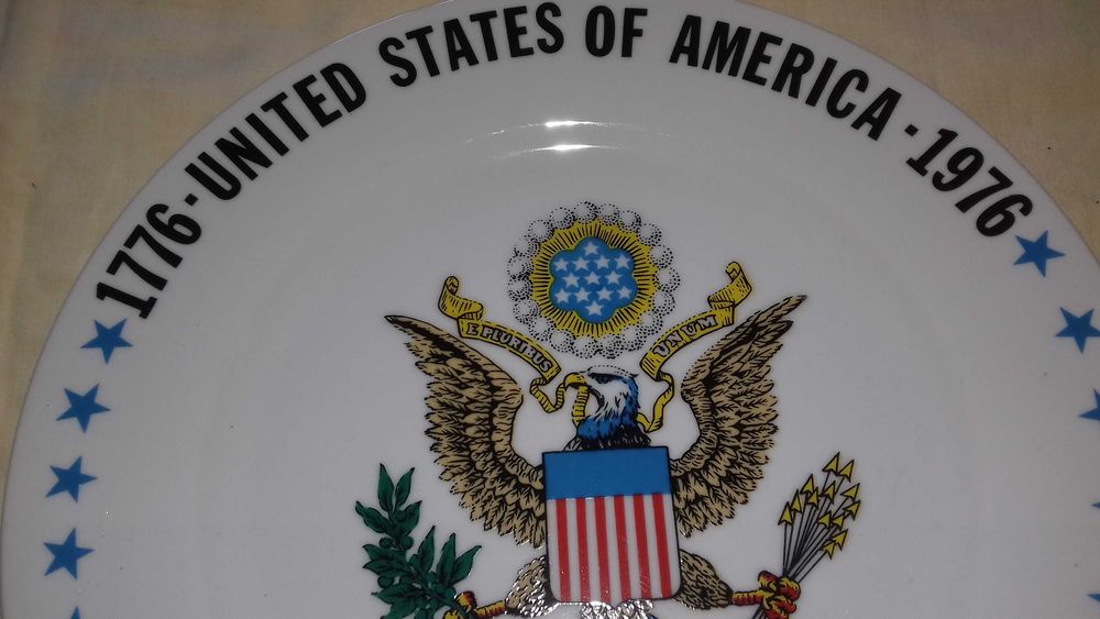 Porcelain Anniversary 200 Years independence United States of America