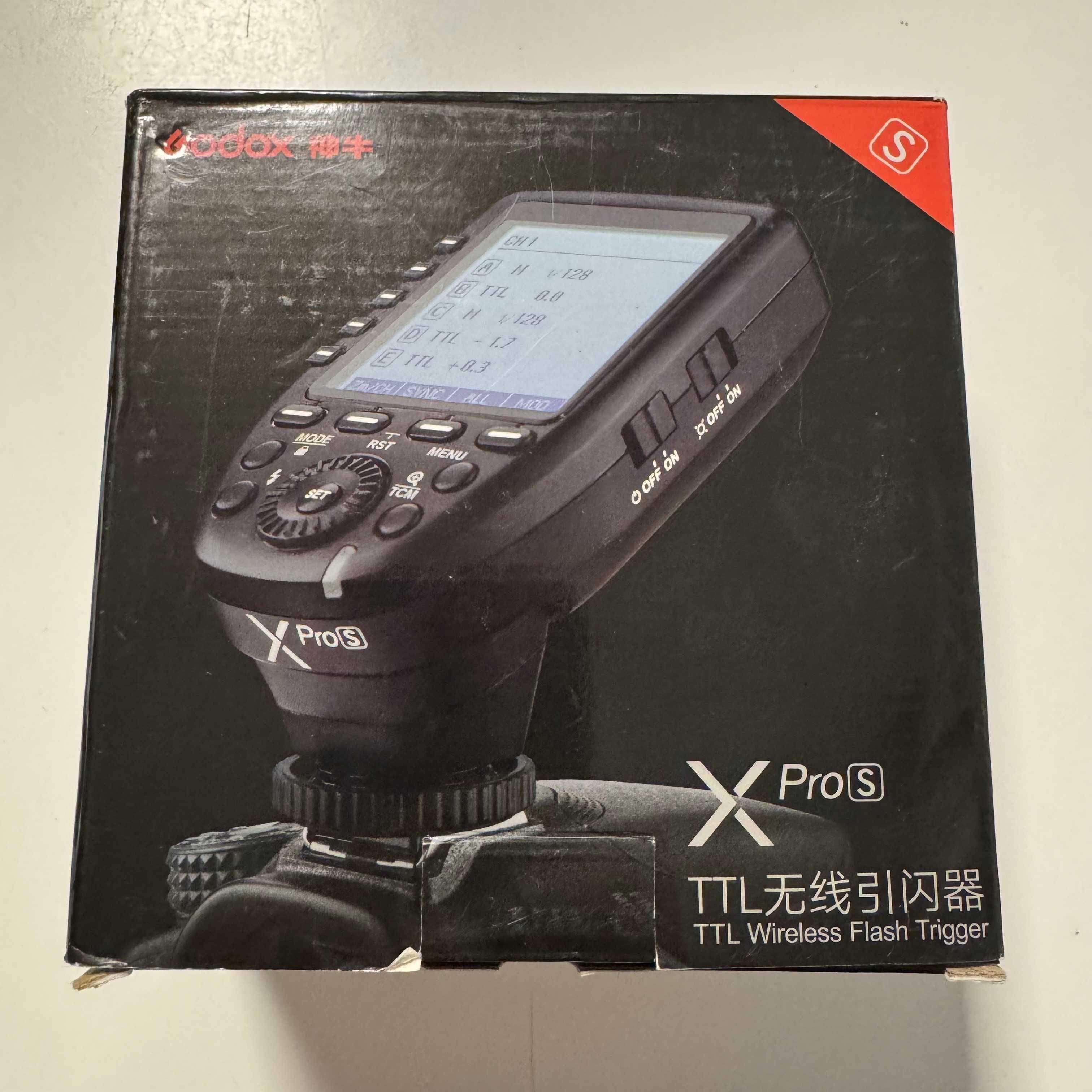 Godox Xpro-S XPros TTL bezprzewodowy wyzwalacz lampy błyskowej 1/8000s