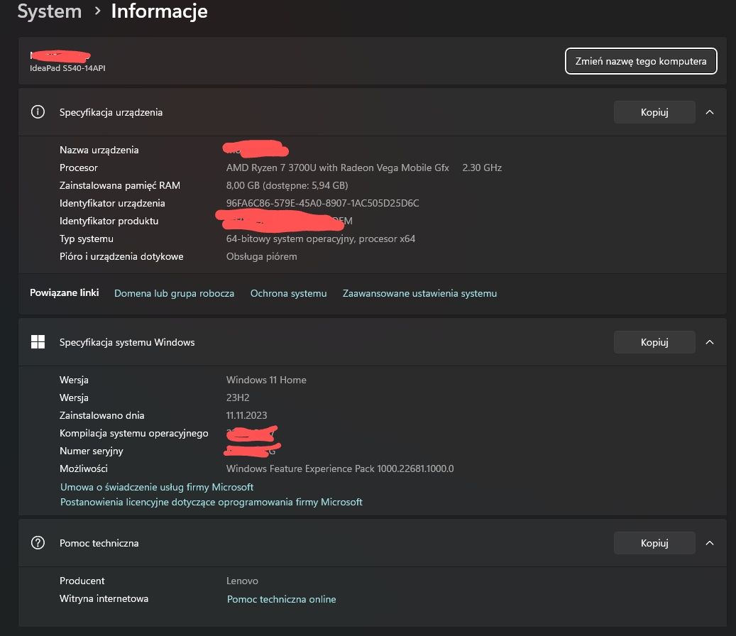 Lenovo IdeaPad s540-14API R7