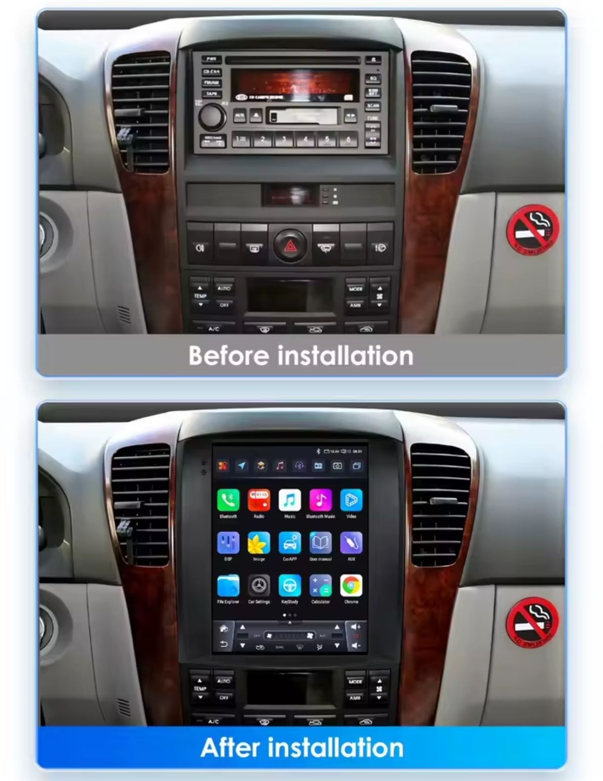 Radio nawigacja Kia Sorento 2002=2006 TESLA ANDROID WIFI BLUETOOTH GPS