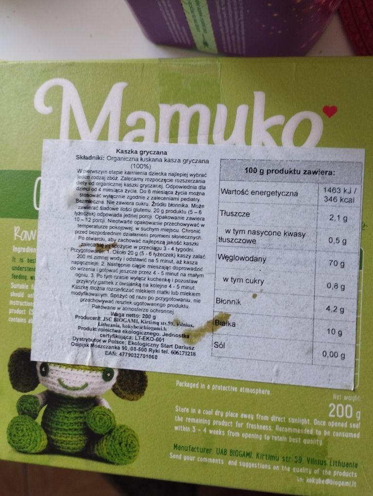 Kaszki mamuko nowe