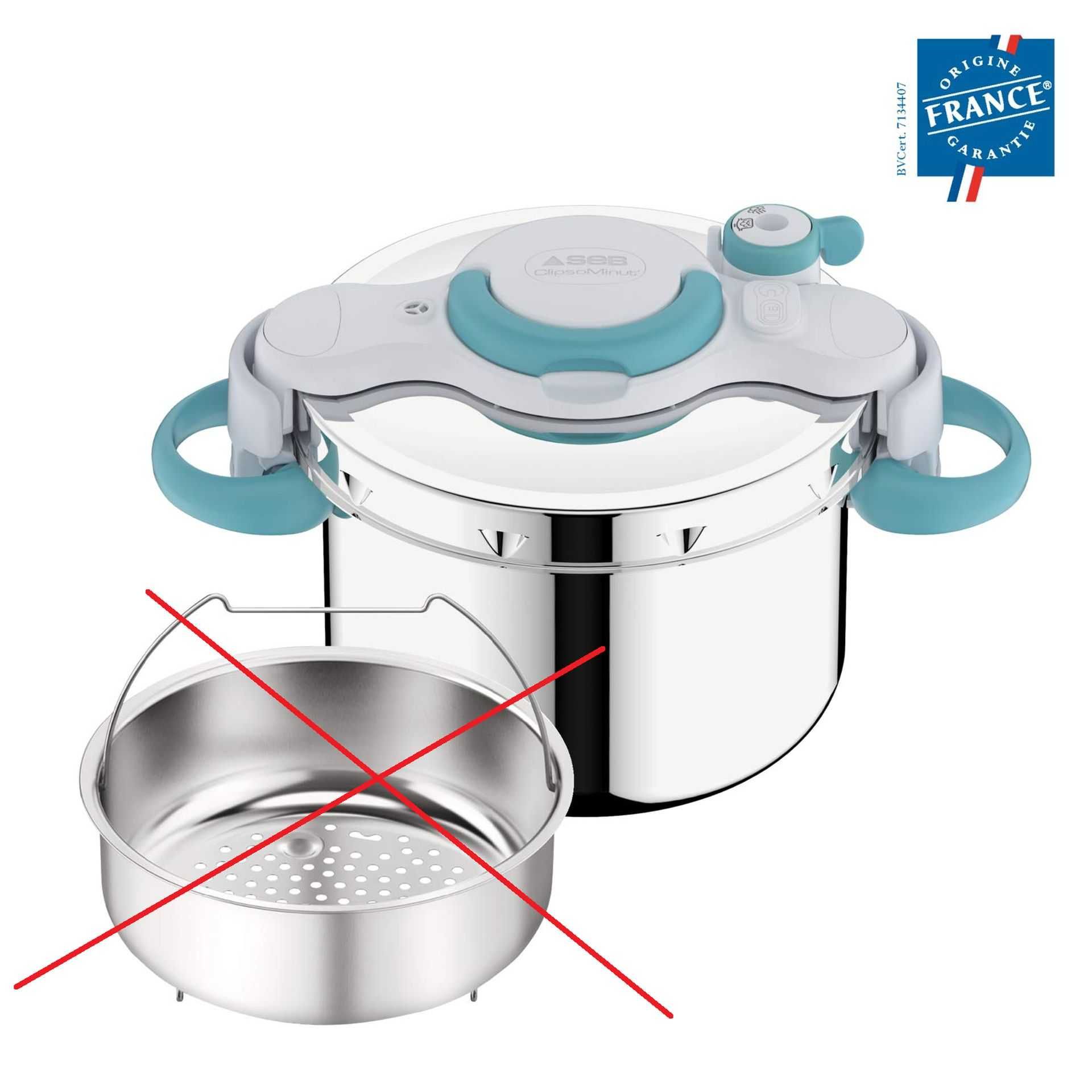 Szybkowar ClipsoMinut'Easy+ 75L stal nierdzewna indukcja