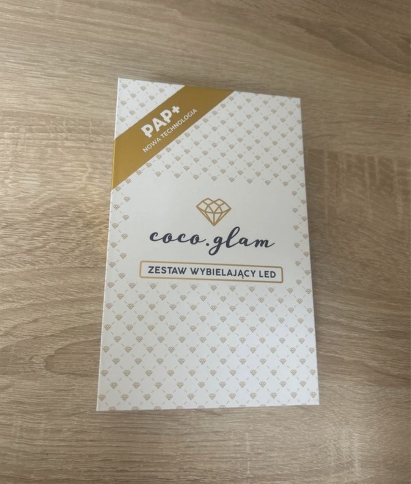Zestaw do wybielania zębów led coco glam