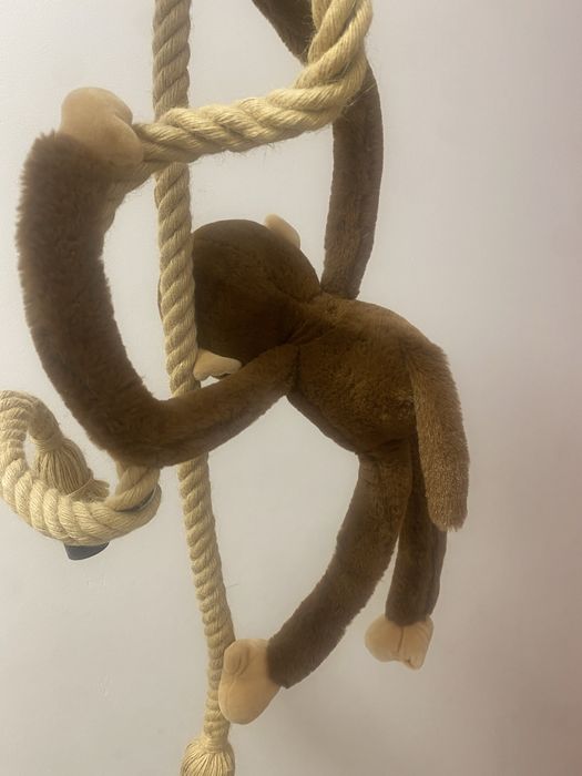 Lampa Małpa Szympans handmade jedyna w swoim rodzaju