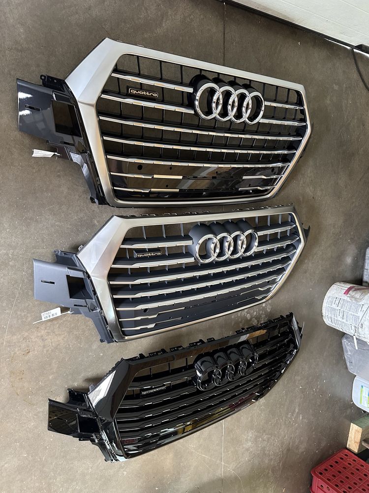 Решітка радіатора audi q7 4m решотка гриль ідеал ауди