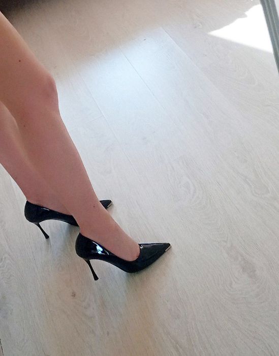 Продам чёрные туфли 38 р