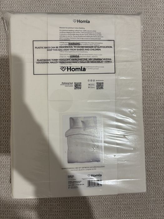 Komplet nowej Pościeli Homla Imbro 160x200. Nowa